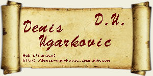 Denis Ugarković vizit kartica